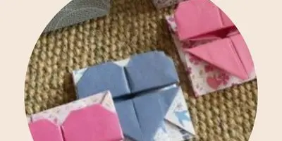 Création boites en Origami - pochette origami