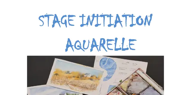STAGE INITIATION aquarelle