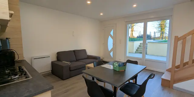 Salon Cuisine Gite de la Goustiere