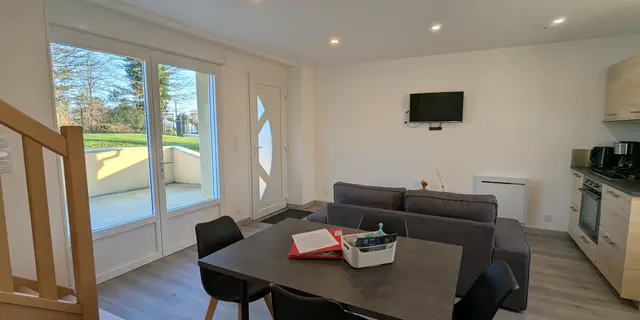 Salon Cuisine Gite de la Goustiere