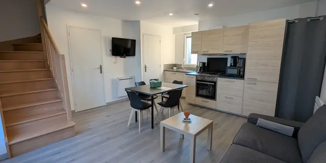 Salon Cuisine Gite de la Goustiere