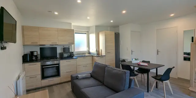 Salon Cuisine Gite de la Goustiere