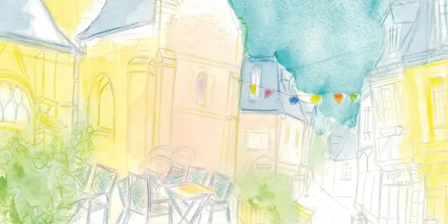 Sortie aquarellé-Malestroit-été2025
