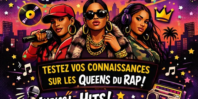 Visuel carré Blind test femmes dans le hip-hop 12 juin 2026