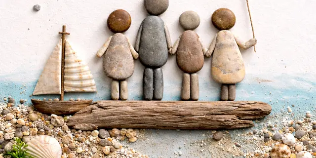 Visuel atelier pebble art 15 avril 2026