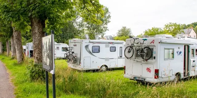 Aire - service - stationnement - Josselin - Brocéliande - Morbihan - Bretagne