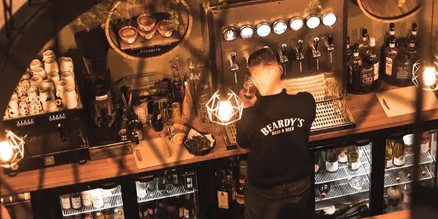 bar - beardy's bar - déco industrielle - Ploërmel
