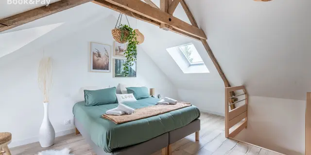 Gîte de la Brousse de Coganne_chambre_vue4