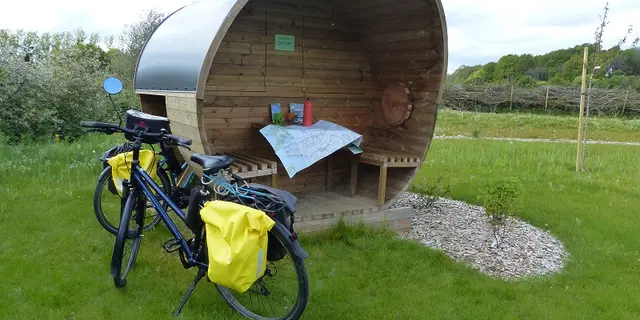 cabane étape - itinérance - l'oust'ellerie - Montertelot - Morbihan - vélodyssée