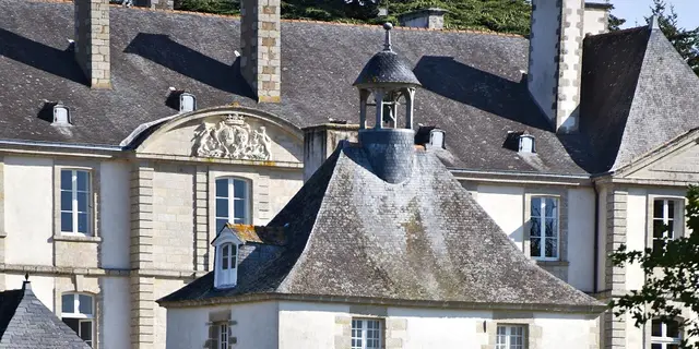 chateau de Loyat - toitures - Morbihan - Brocéliande