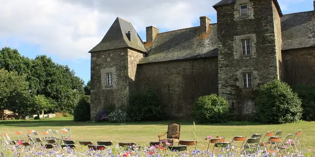 manoir de Boyac - facade arrière - Ploërmel - Brocéliande - Bretagne
