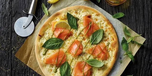 ristorante Del Arte - pizza saumon - Ploërmel - Brocéliande - Bretagne