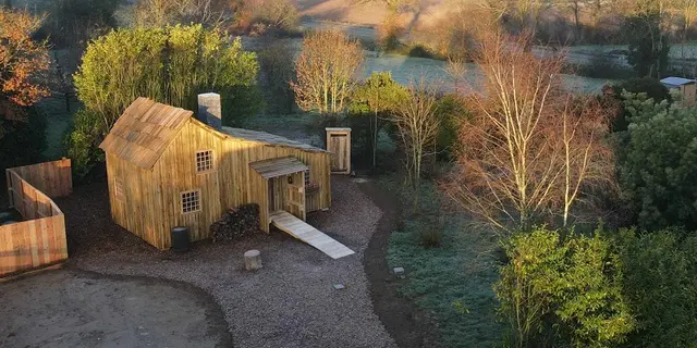 La Petite maison dans la prairie - vue aérienne - Campénéac - Brocéliande
