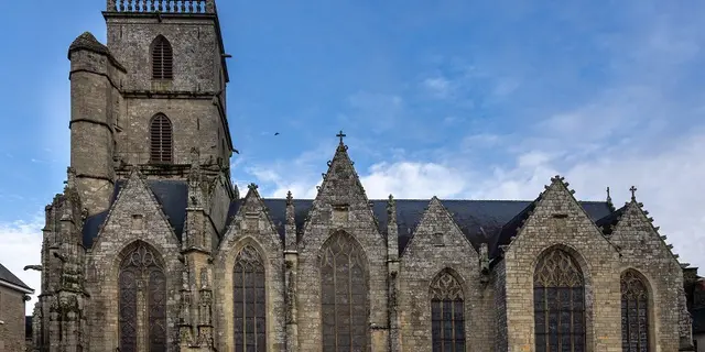 église st armel - facade sud - Ploermel - Morbihan