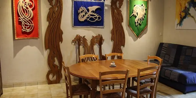 Maison d'hôtes La Porte de Pierre - Espace familial 1