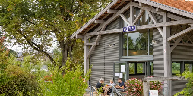 Café de la Gare vélo rail Médréac
