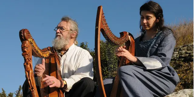 myrdhin_concert_harpe_celtique_Tréhorenteuc_DestinationBrocéliande
