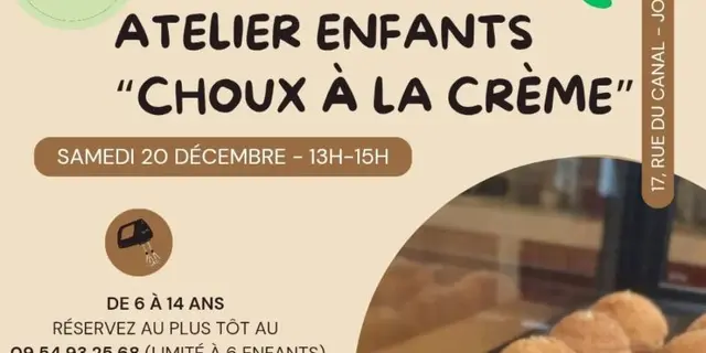 Atelier - enfants - Aux - douceurs - oust - Josselin