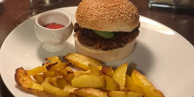 burger végétarien - les papilles au vert - Ploërmel