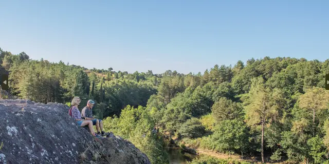 randonnée au vallon de la chambre au Loup Iffendic