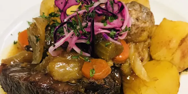 Le rond de serviette - plat de viande - Ploërmel - Brocéliande