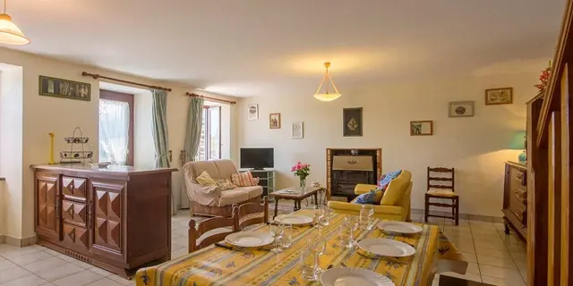Gîte Brocéliande - salle à manger - Campénéac - Morbihan
