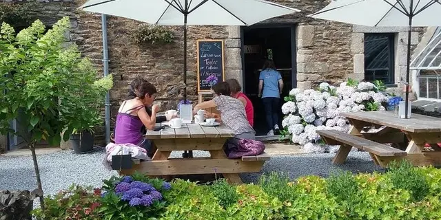 salon de thé - maison de l'hortensia - Taupont - Morbihan - Bretagne