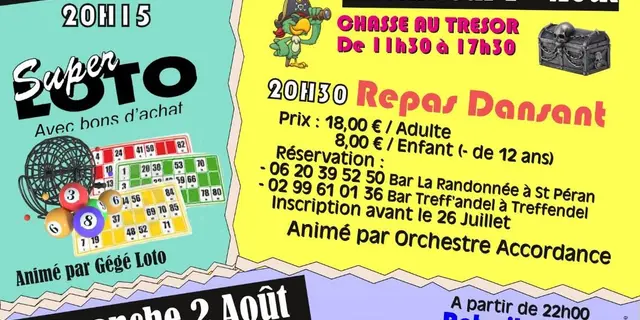 3 jours de fête à Saint Péran