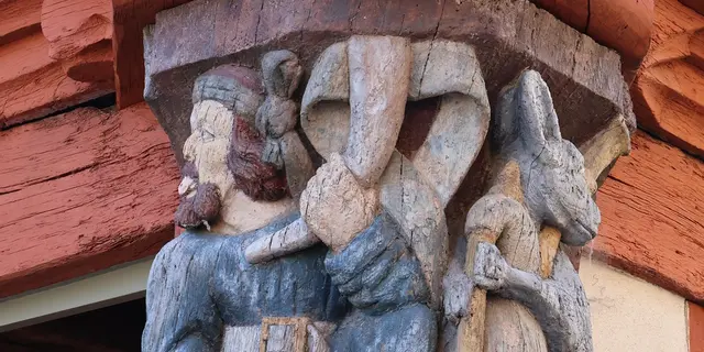Maison Truie qui file-détail-Malestroit