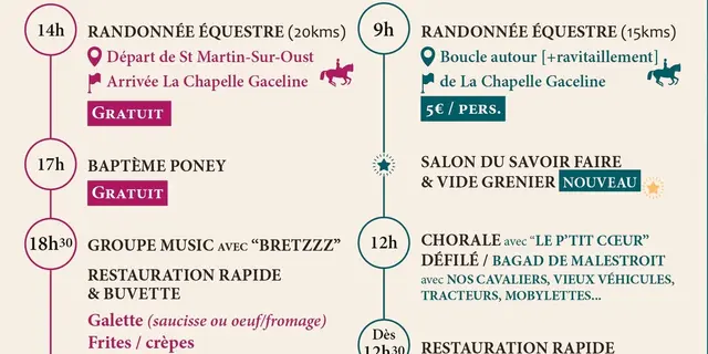 PGM Folles Journées du Chaval 2026