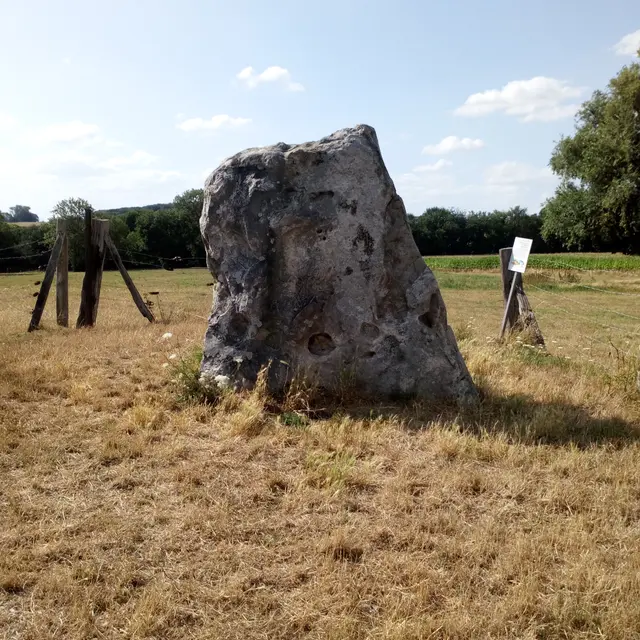 Menhir néolithique classé monument historique en 1960 selfie spot!.JPG