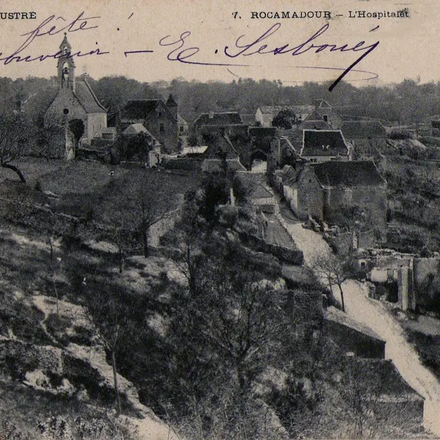 Carte postale ancienne - L_Hospitalet et la Voie sainte  ©Collection privée F.Lesage-PAH.jpg
