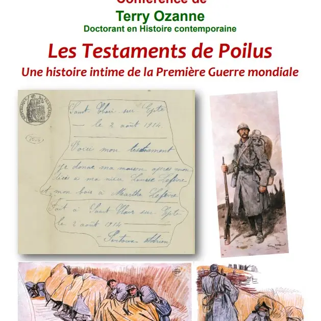 Conférence Les testaments des Poilus une histoire intime de la Première Guerre Mondiale SHGBE 16 03 24.jpg