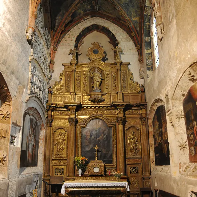 Cathédrale, retable XVII°s de la chapelle Profonde. Photo P. Lasvenes ville de Cahors.JPG