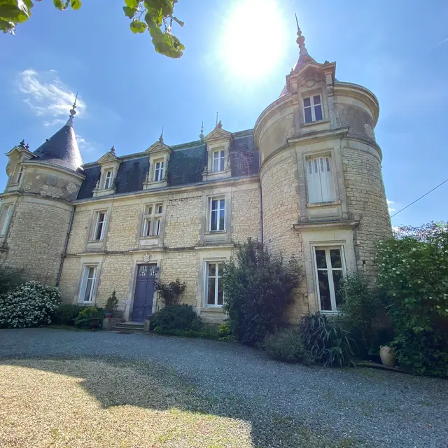 Château Sainte Marie à Fors - côté cour