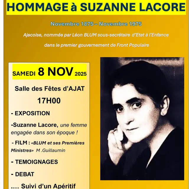 AJAT SUZANNE LACORE AFFICHE 20.10
