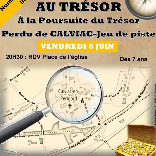 Chasse au trésor Calviac 6 Juin 2025