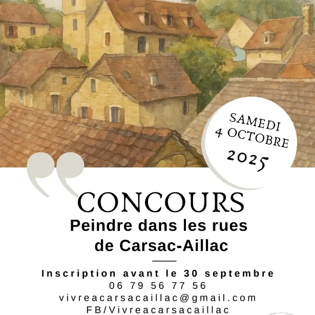 Concours peinture Carsac Aillac 4 oct