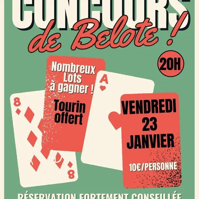 Concours de belote