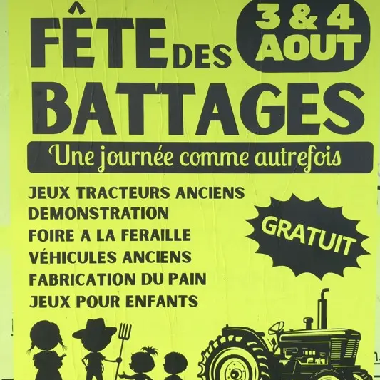 Fête des battages St Crépin 3-4 Aout