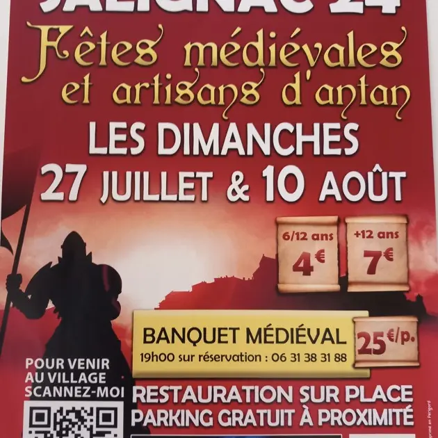 Fêtes médiévales village historique du PN été 2025