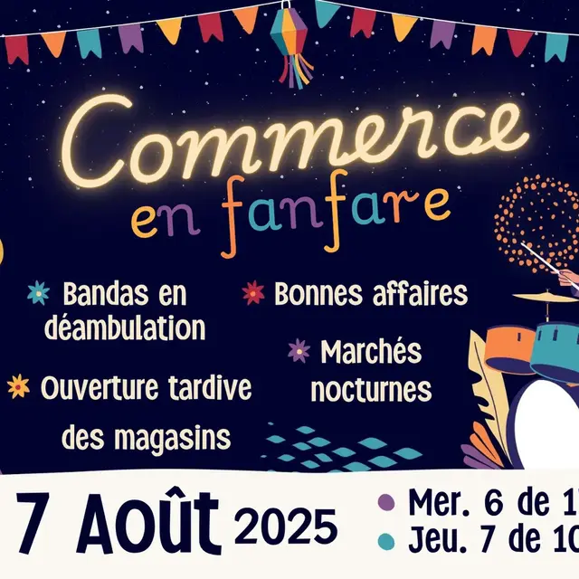 Commerce en fanfare