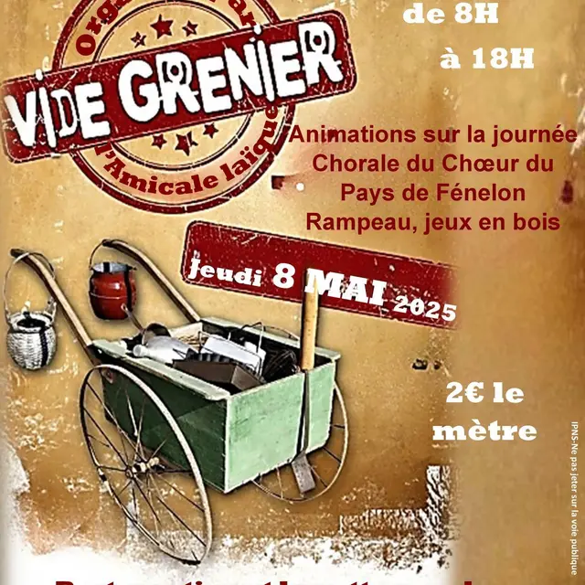 Vide grenier Calviac 8 Mai 2025