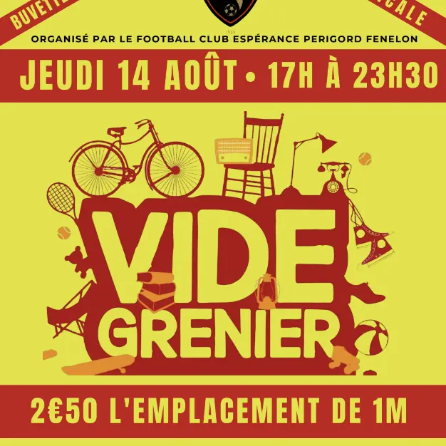 Vide grenier nocturne St Julien de L. 14 Aout