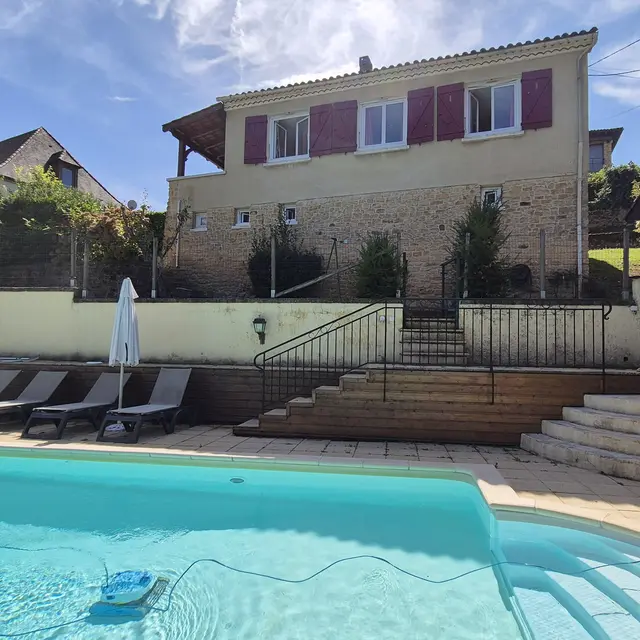 Villa du Pignol avec piscine à Sarlat_1