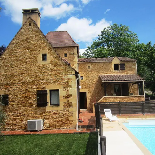 La Brande avec clim et piscine privée à Sarlat_1