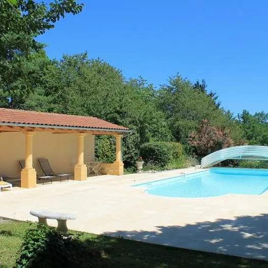 Le pré charmant avec piscine au sud de Sarlat_1