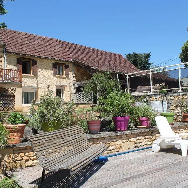 Naudissou avec piscine couverte à Sarlat_1