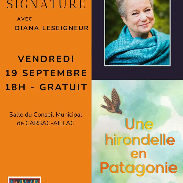 Conférences 2025 - signature Une hirondelle