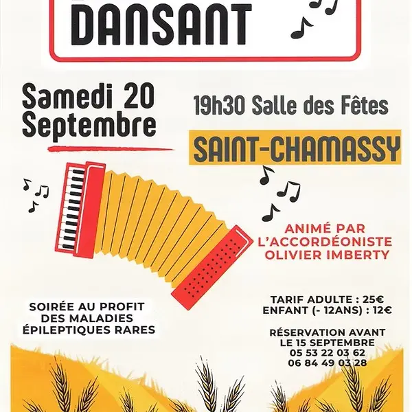 20092025 diner dansant st Chamassy